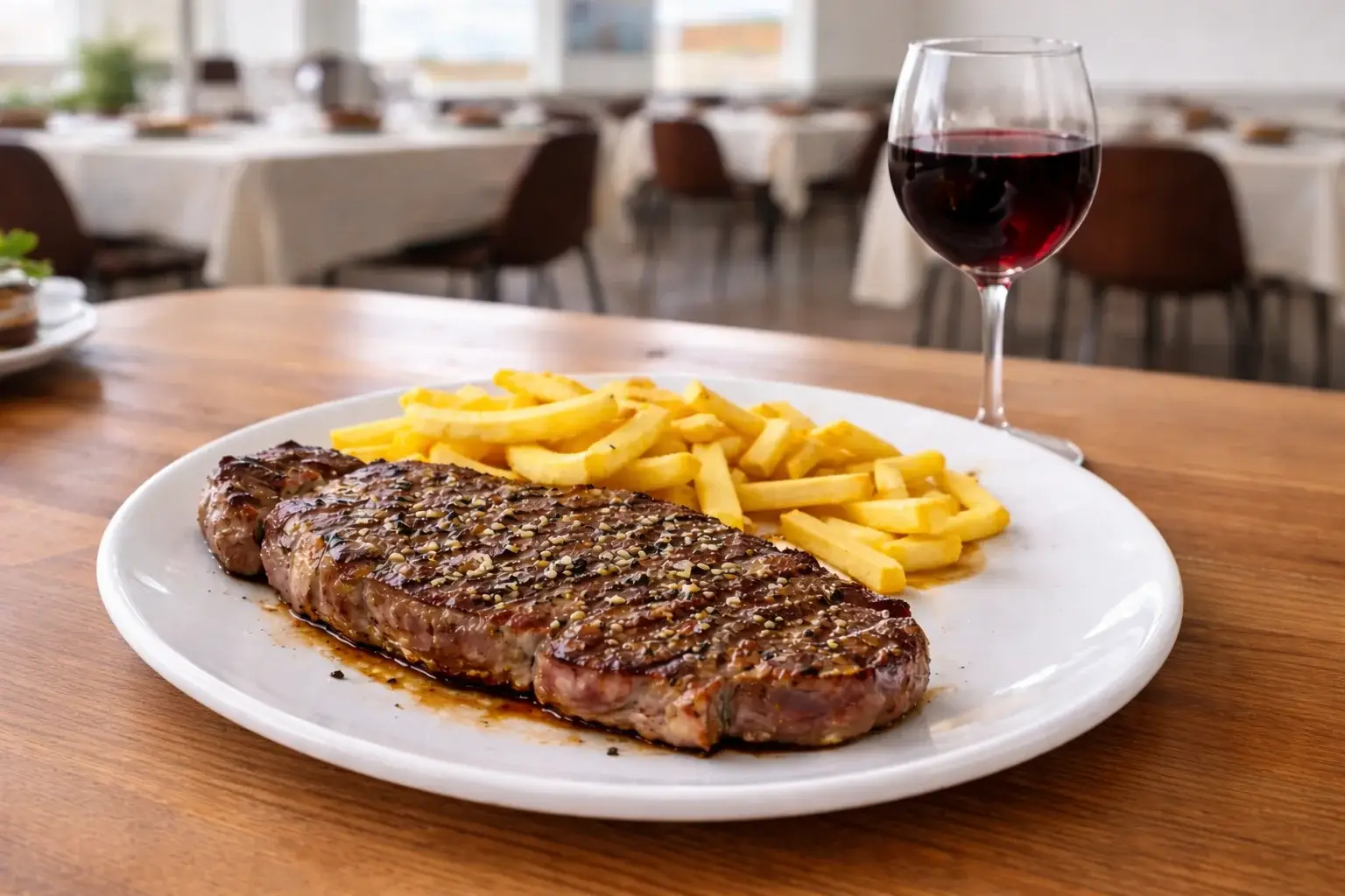 entrecot con patatas